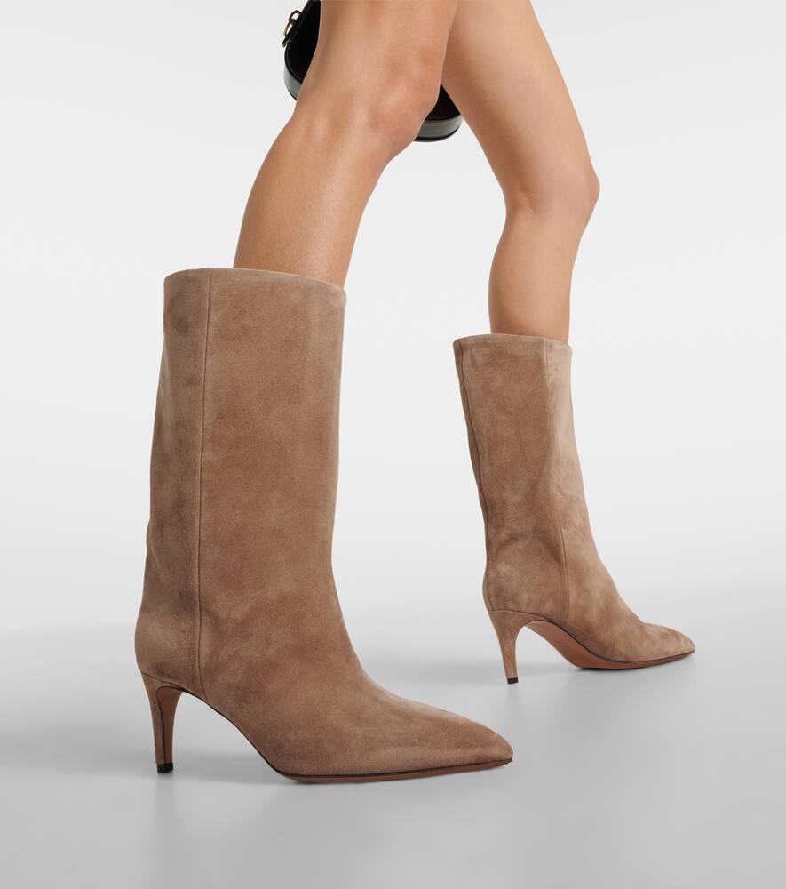 Stiletto 60 suede knee-high boots