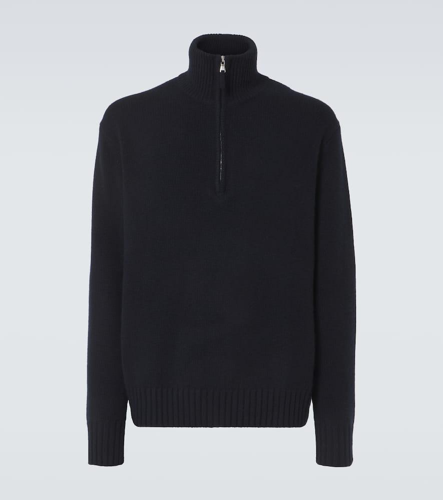 Cashmere half-zip sweater