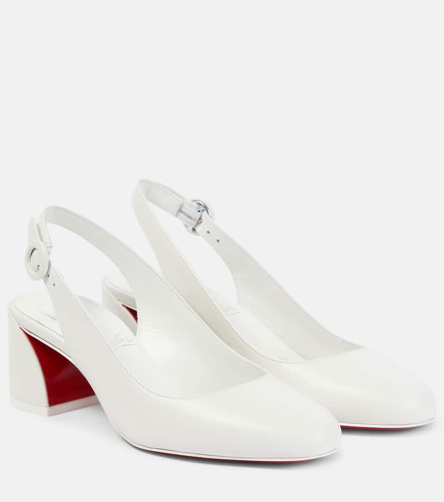 So Jane leather slingback pumps