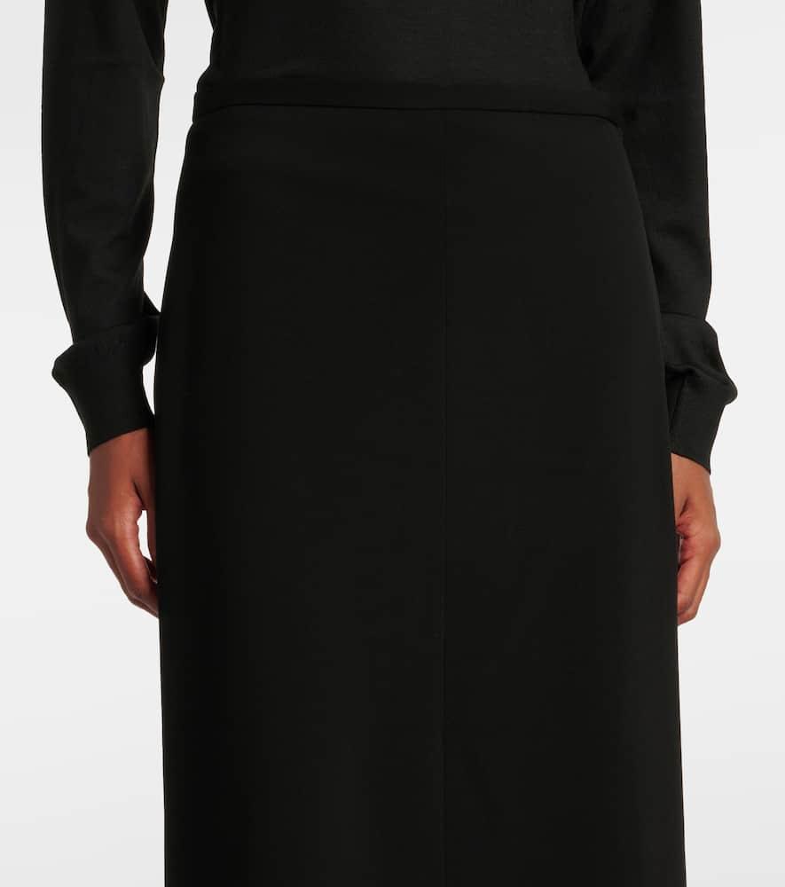 Matias wool-blend midi skirt