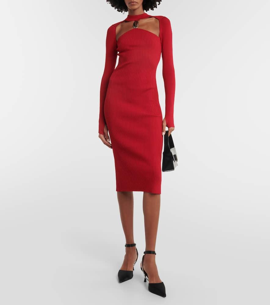 Nikolai halterneck midi dress