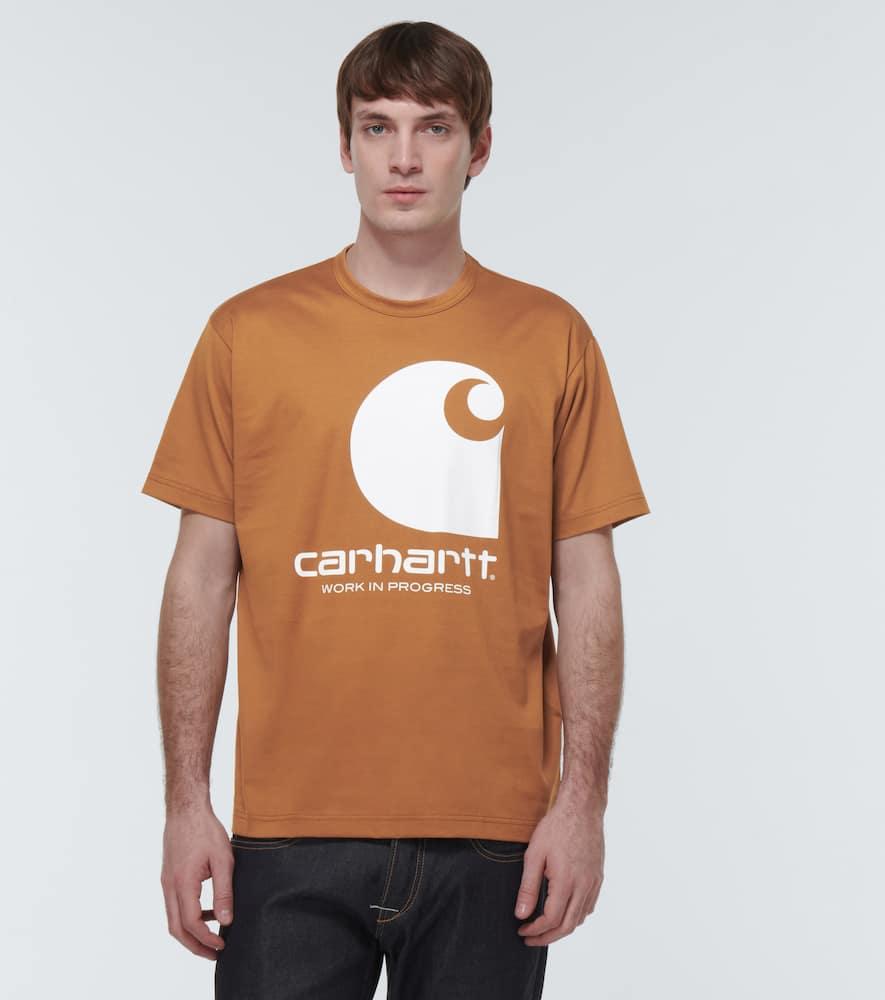 x Carhartt printed cotton jersey T-shirt