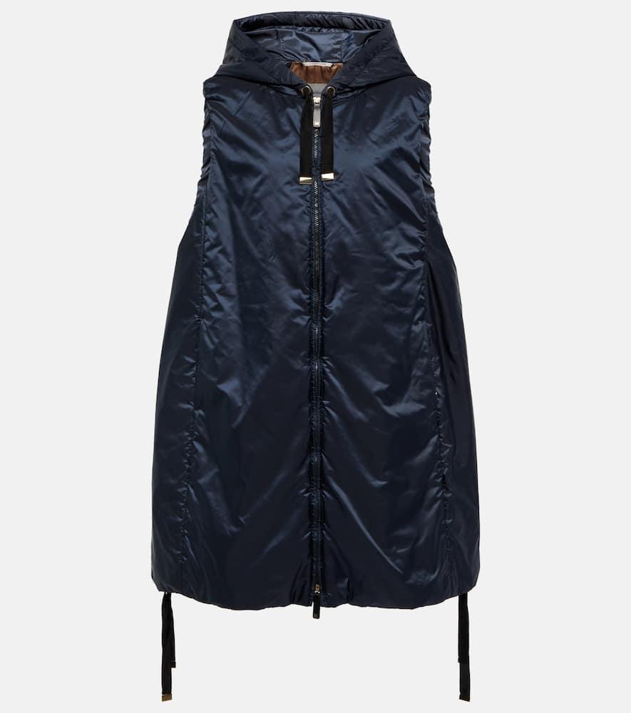 Drawstring padded coat