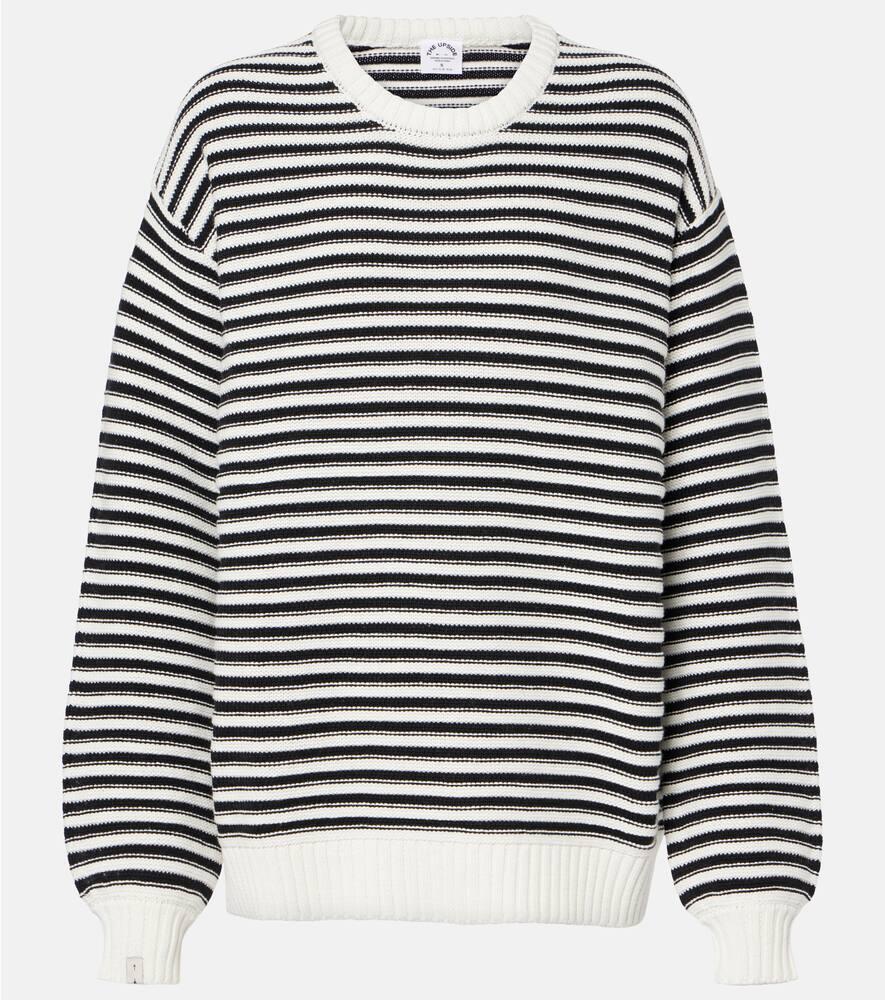 Boo striped cotton sweater