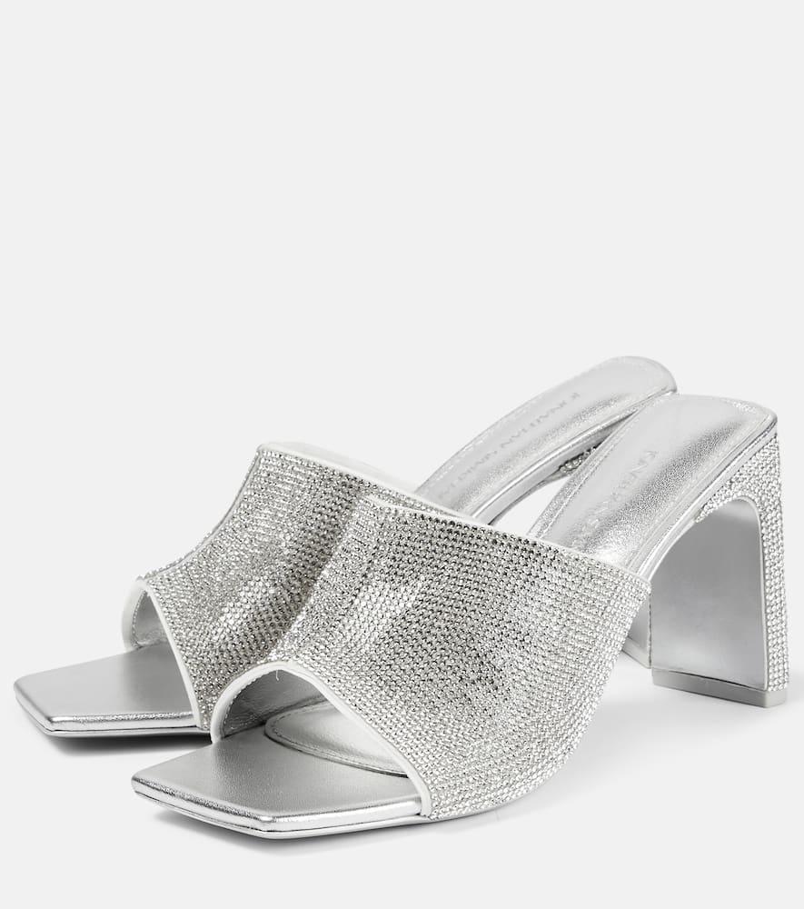 Asia crystal-embellished sandals