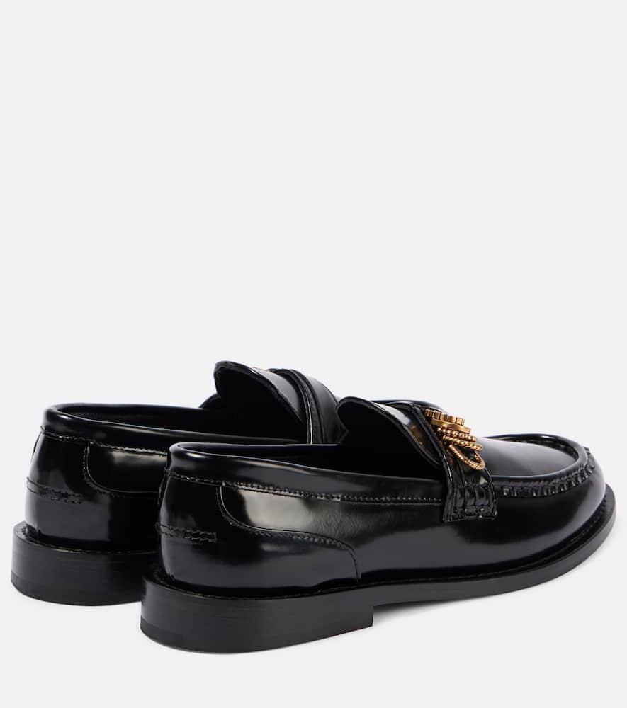 Modern Shine leather loafers