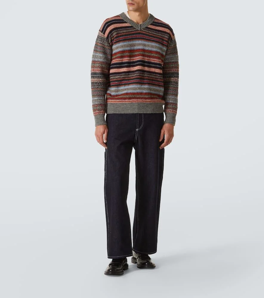 Striped wool sweater