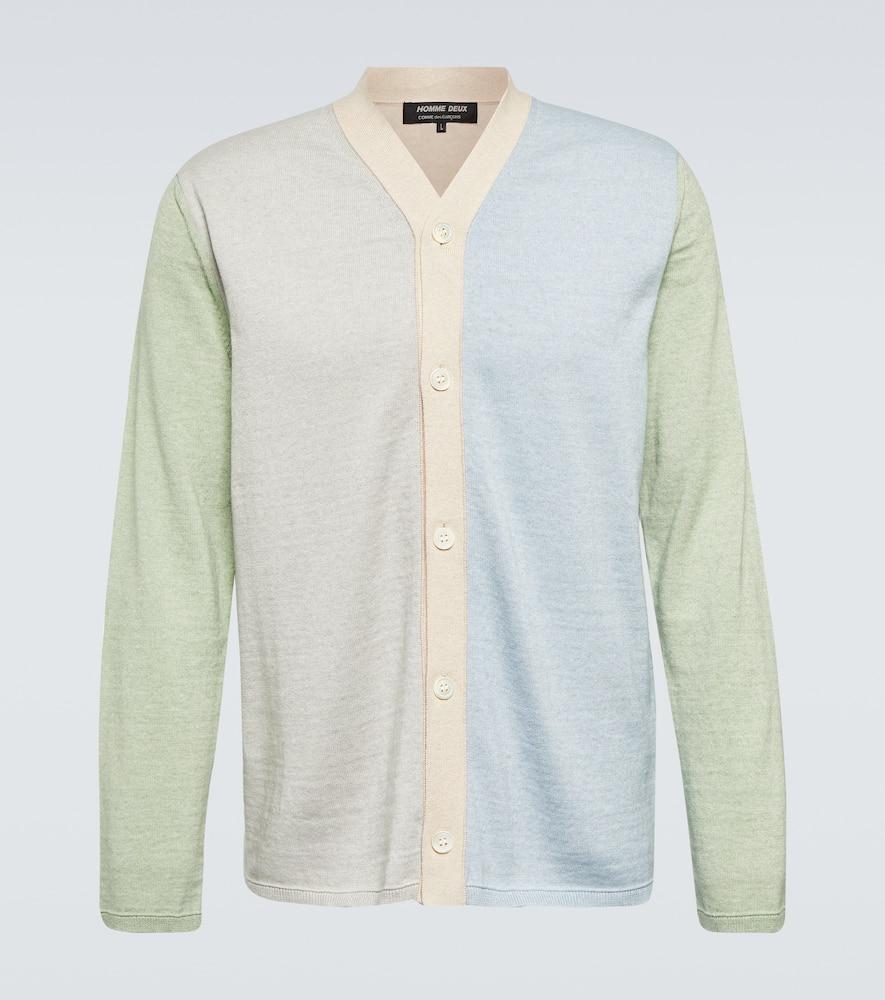 Cotton and cashmere cardigan