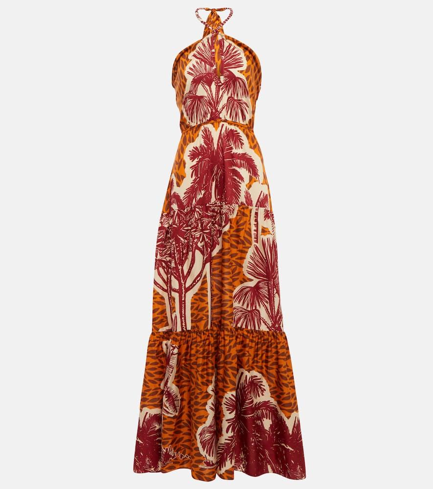 Golden Bea printed cotton maxi dress