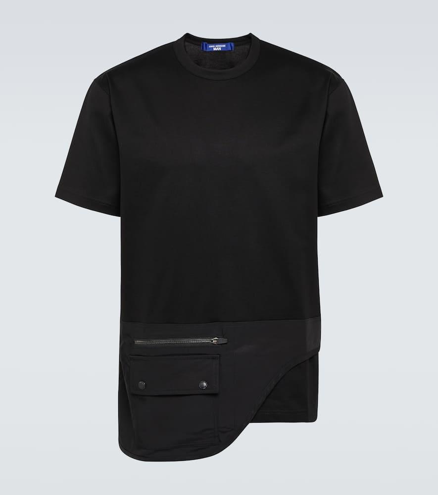 Paneled cotton jersey T-shirt