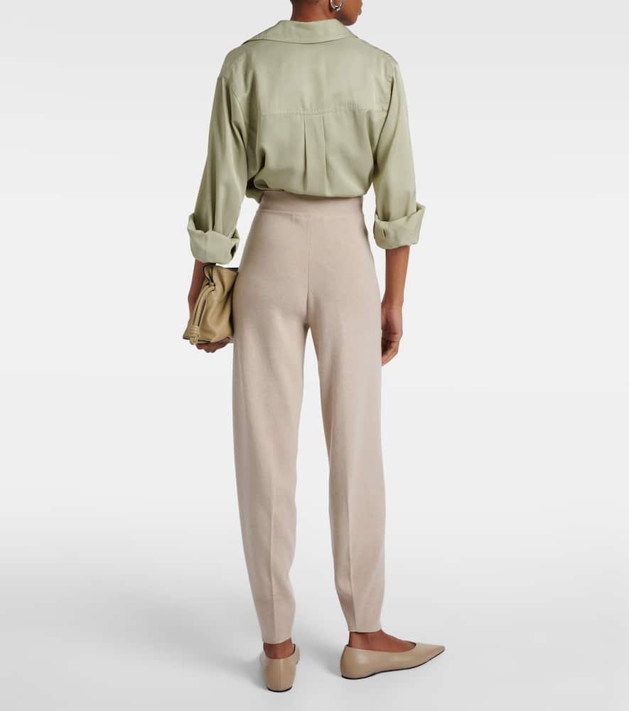 Ashi cashmere tapered pants