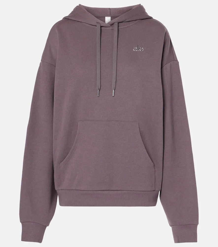 Accolade cotton-blend hoodie