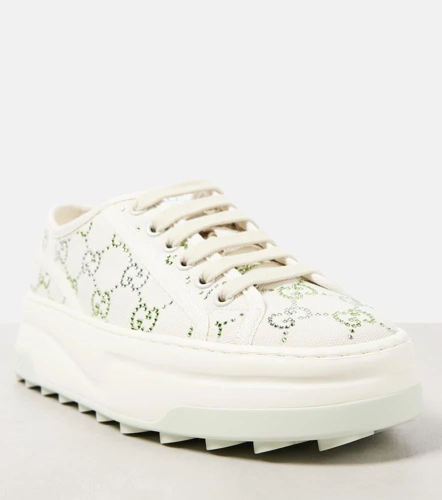 Gucci Tennis 1977 GG Crystal sneakers