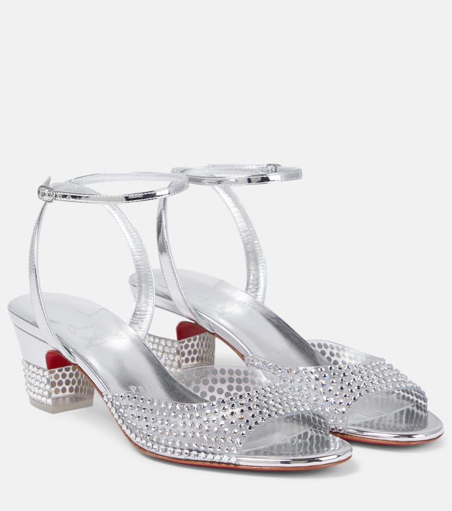 Cassandrissima embellished PVC sandals