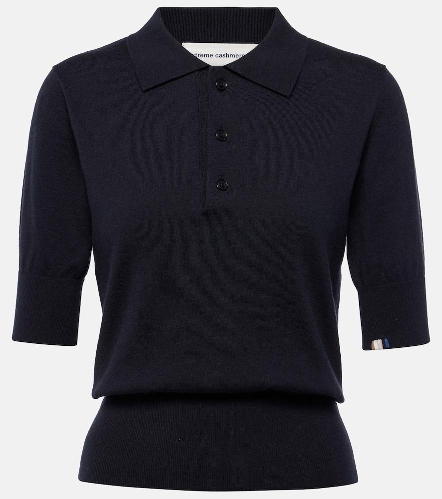 N°351 Park cotton and cashmere polo shirt