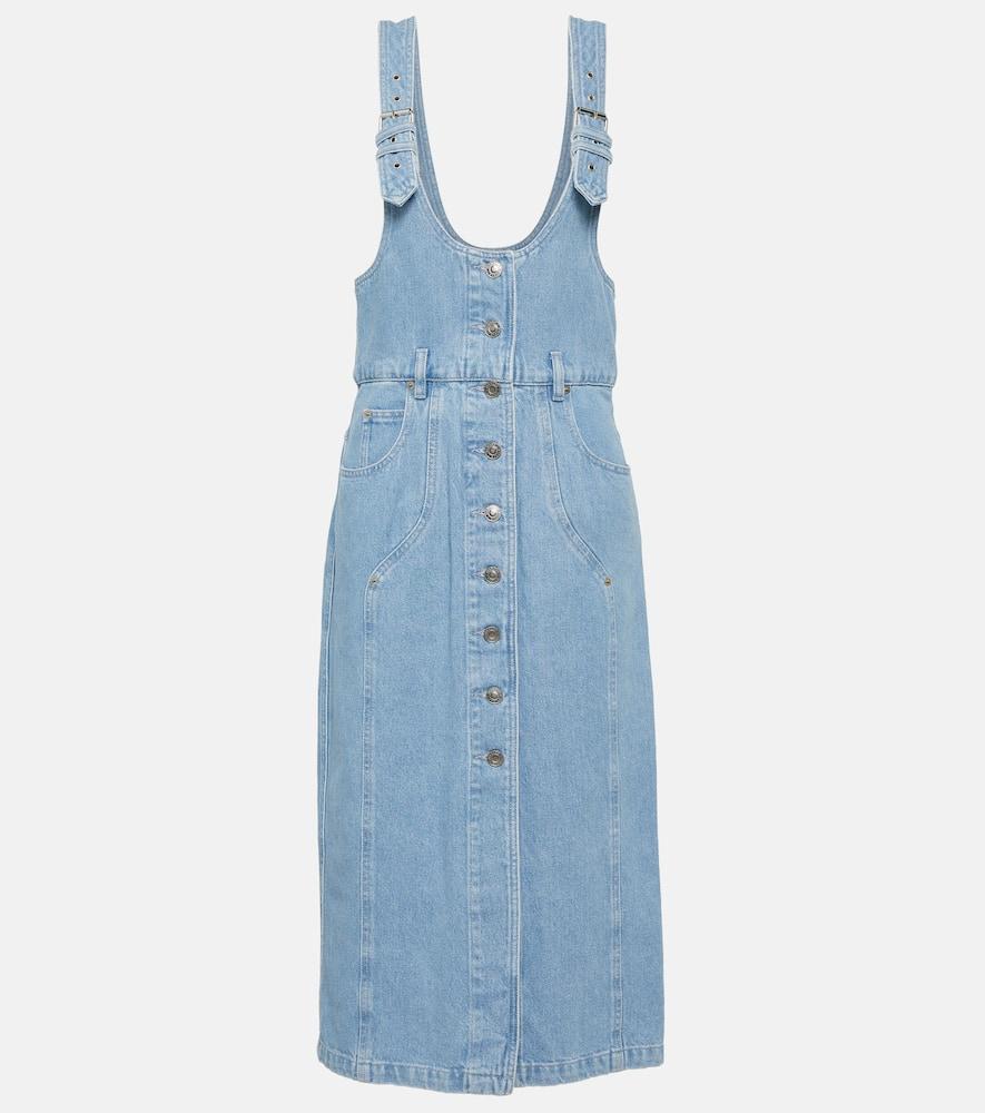 Filipine denim midi dress