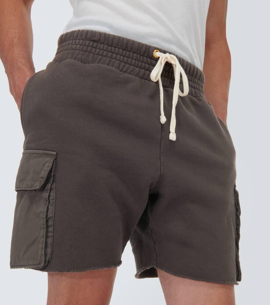 Cotton jersey cargo shorts