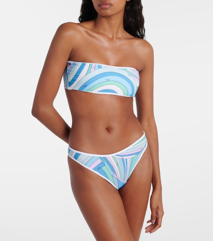 Printed bikini bottoms