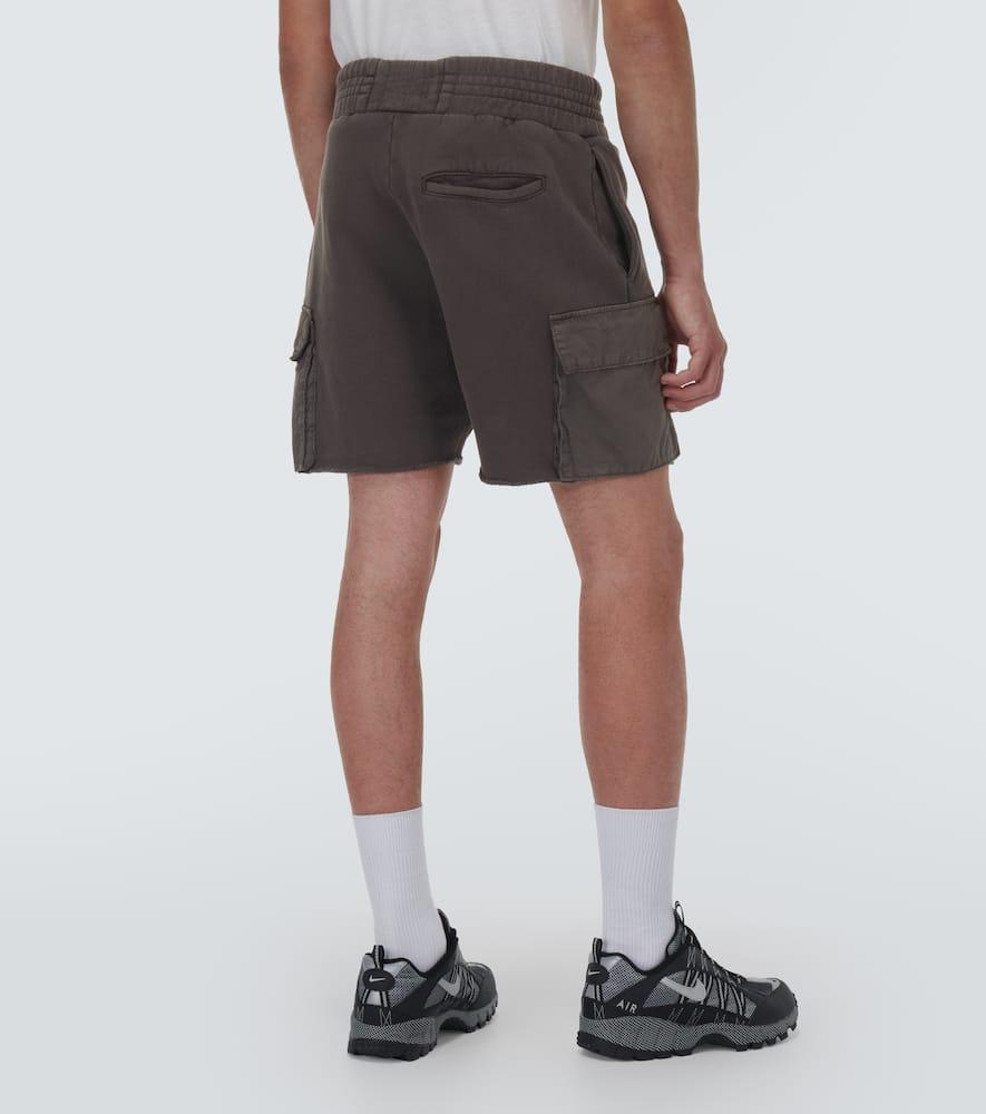 Cotton jersey cargo shorts