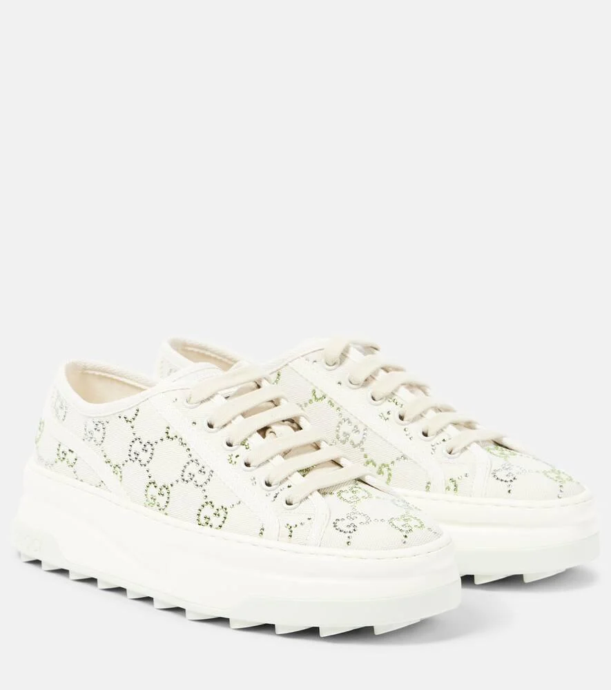 Gucci Tennis 1977 GG Crystal sneakers