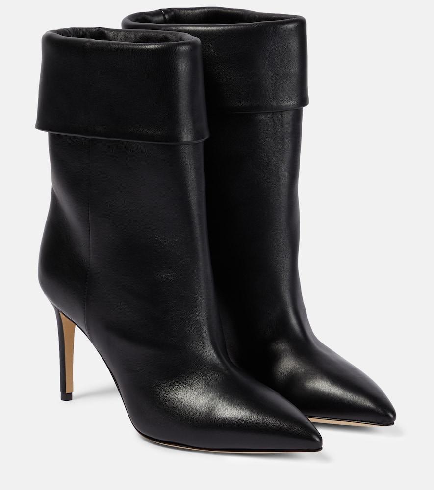 Leather ankle boots