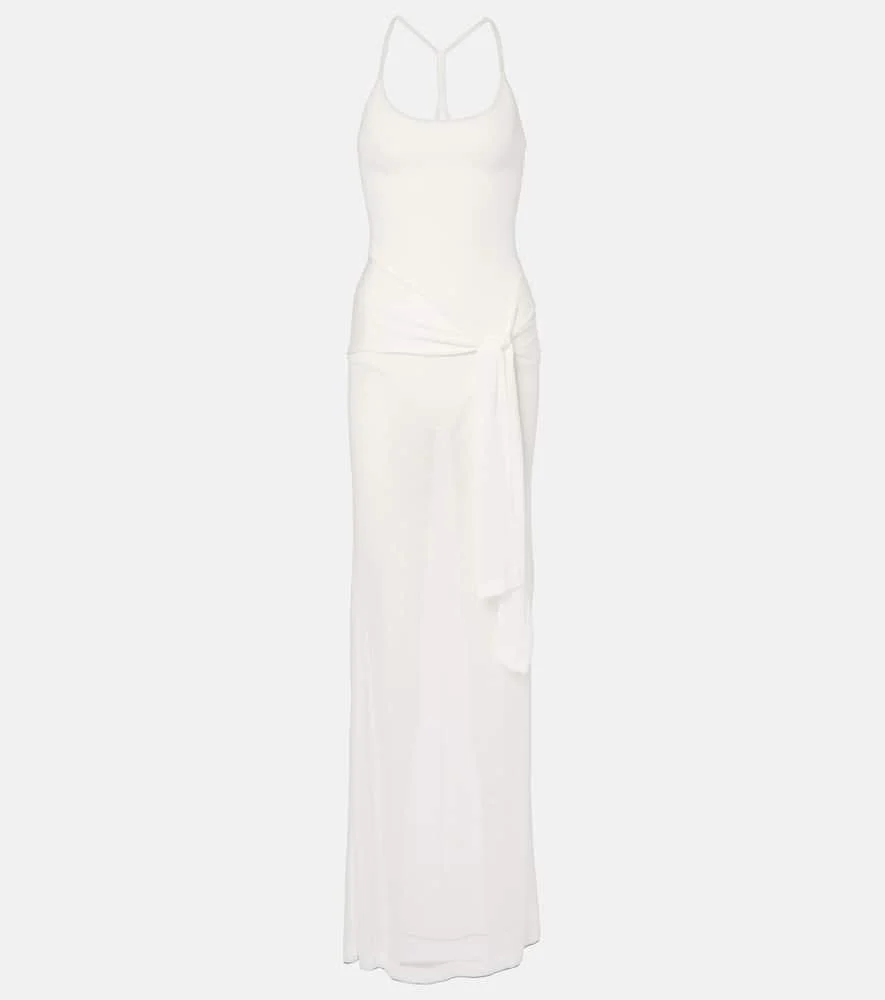 La Robe Maille Nodo sheer gown