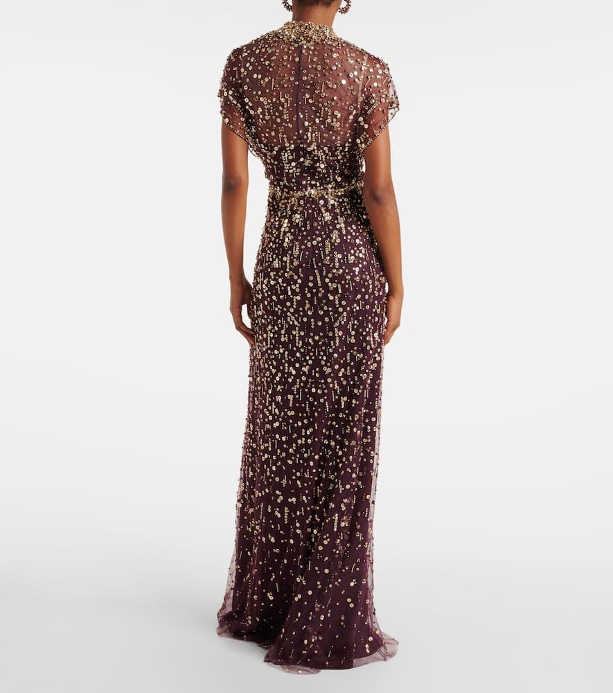 Sequined gown