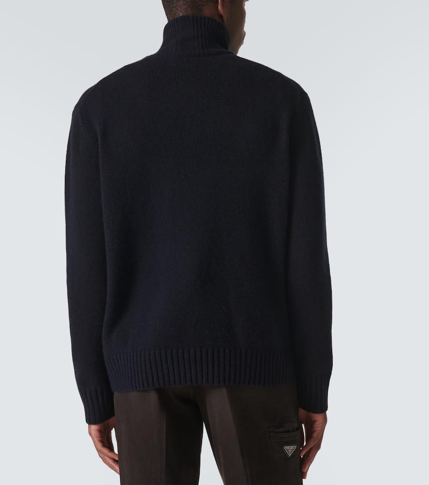 Cashmere half-zip sweater