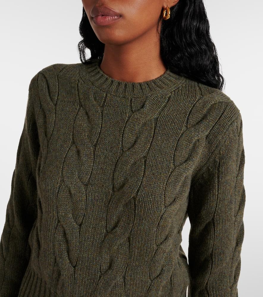 Napier cable-knit cashmere sweater