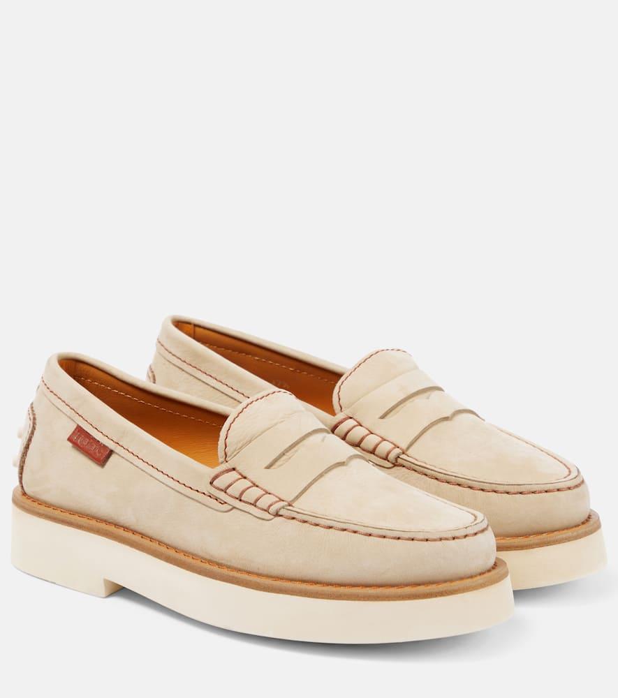 Leather loafers