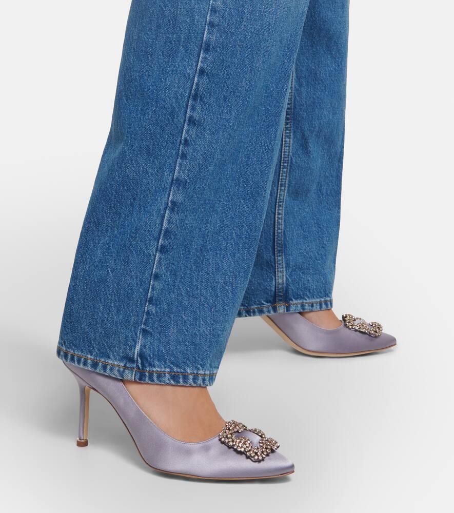 Hangisi 90 embellished satin pumps