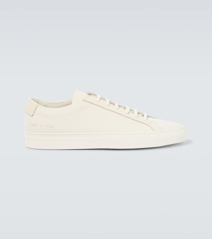 Achilles leather and canvas sneakers