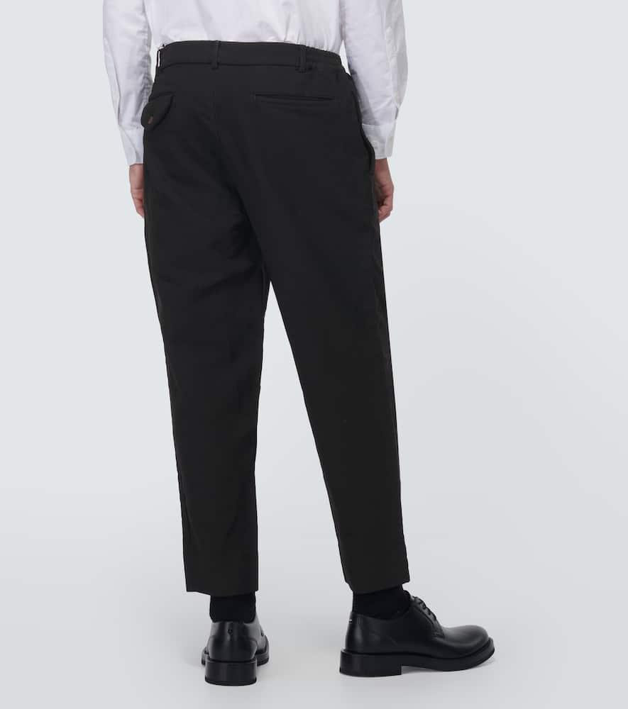 Mid-rise cropped pants