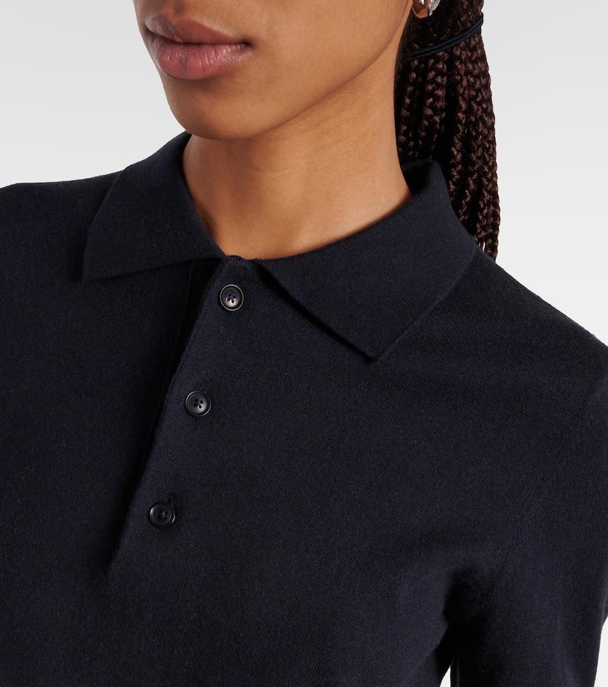 N°351 Park cotton and cashmere polo shirt