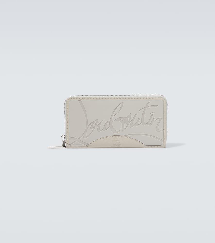 Panettone embossed leather wallet