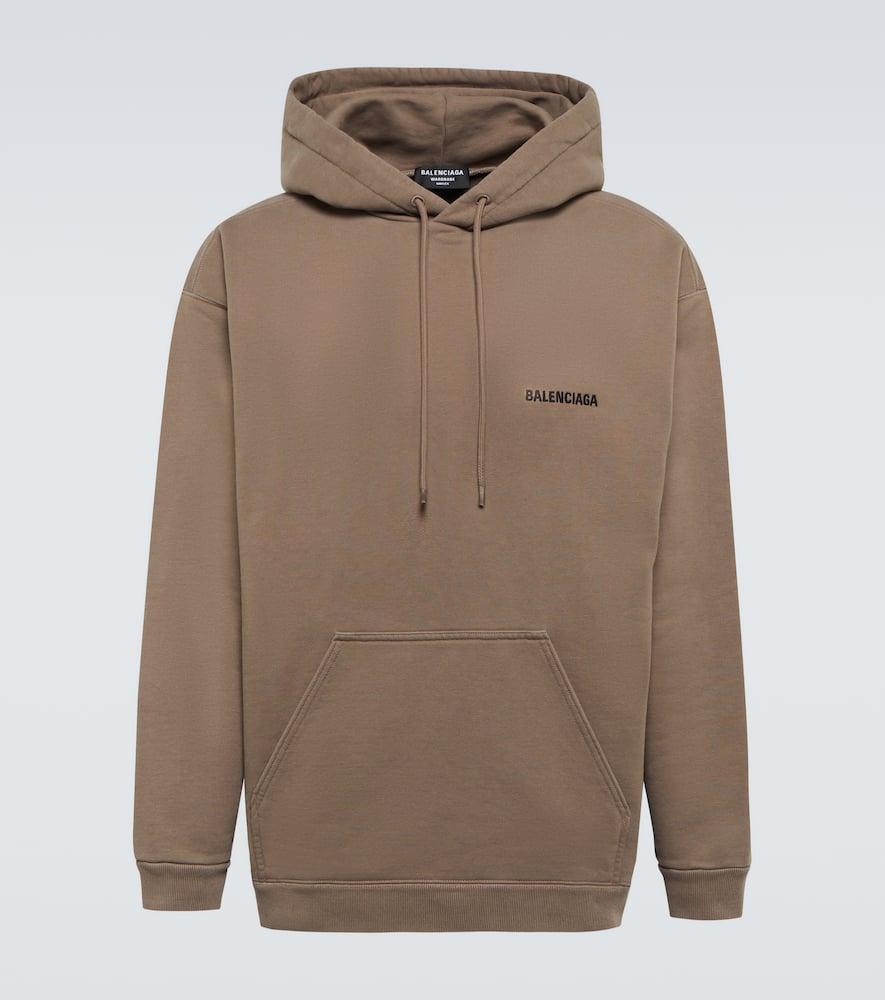 Logo cotton hoodie