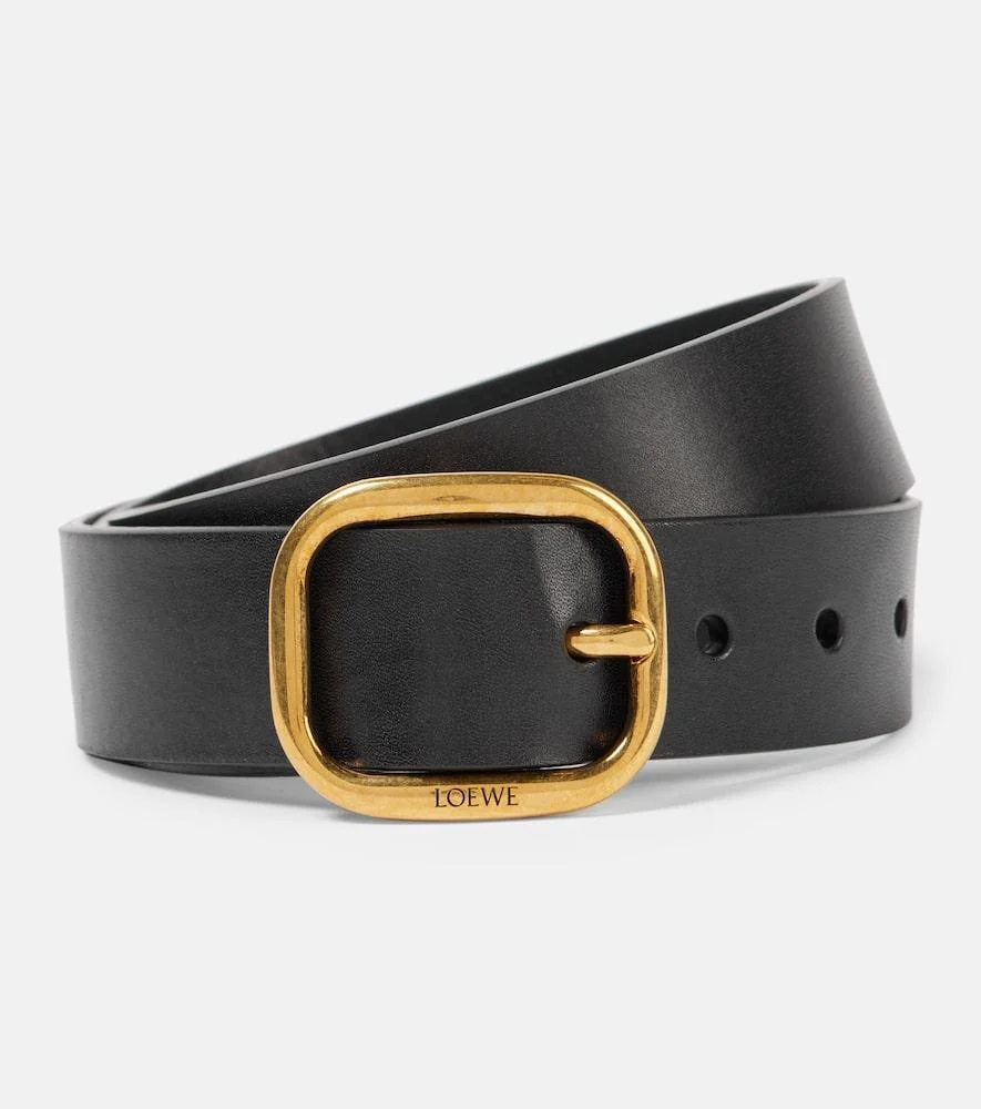 Leather belt