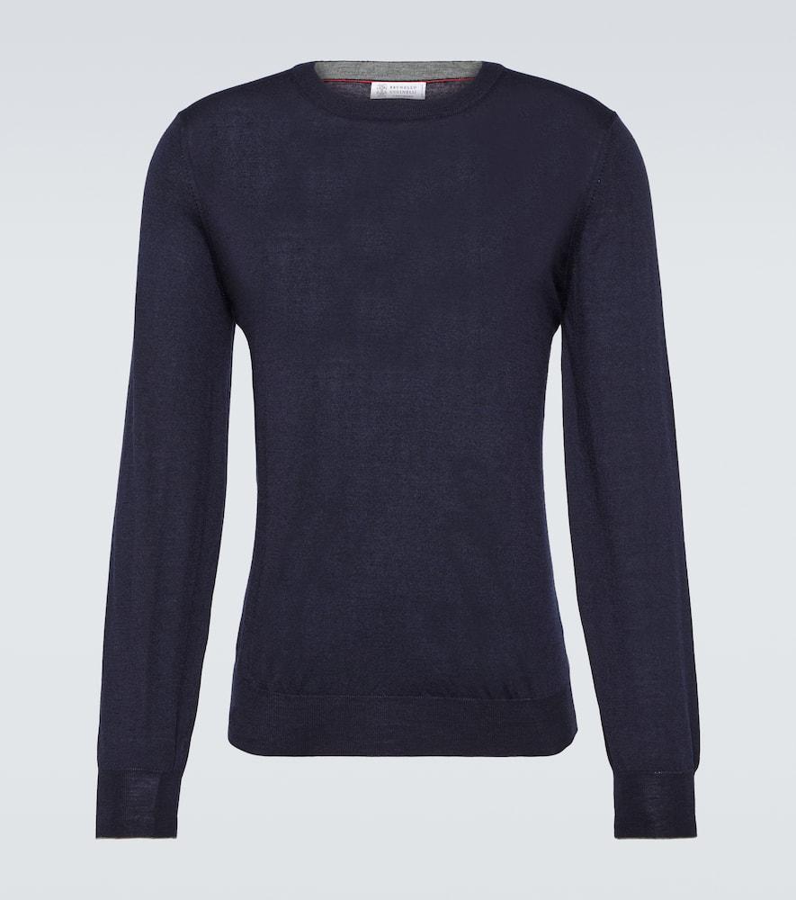 Wool and cashmere sweater