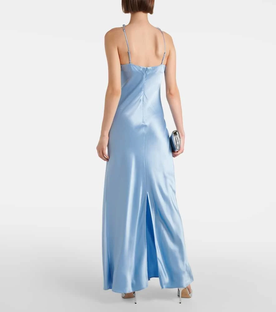 Cadence beaded satin gown