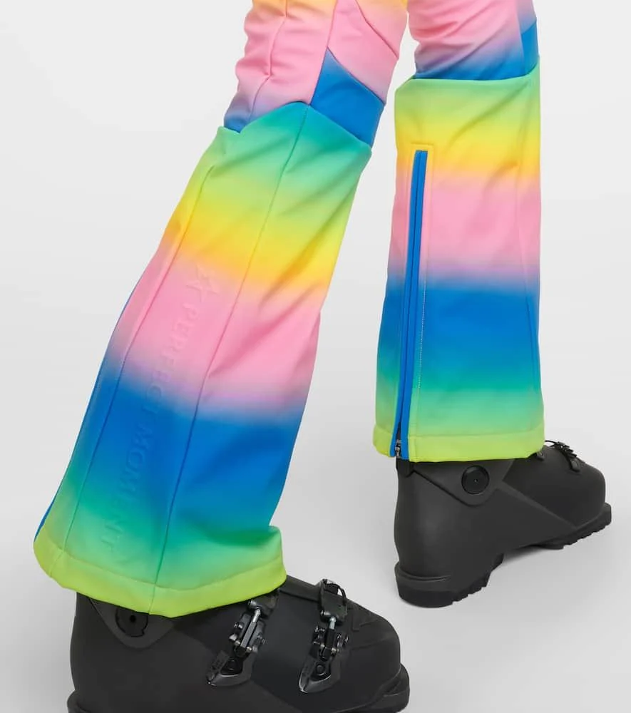 Aurora high-rise flared ski pants