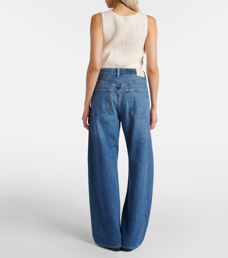 Brynn high-rise wide-leg jeans