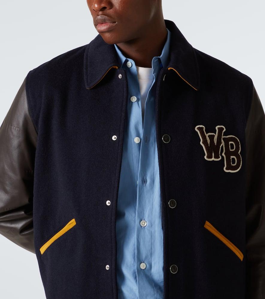 Prince wool-blend varsity jacket