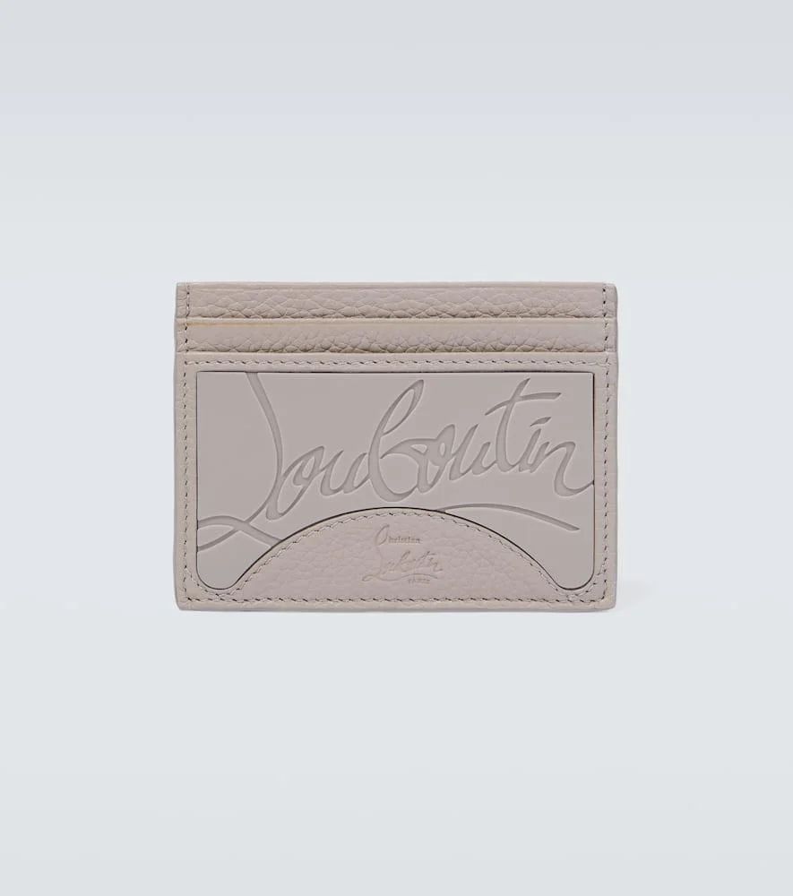 Kios embossed leather cardholder