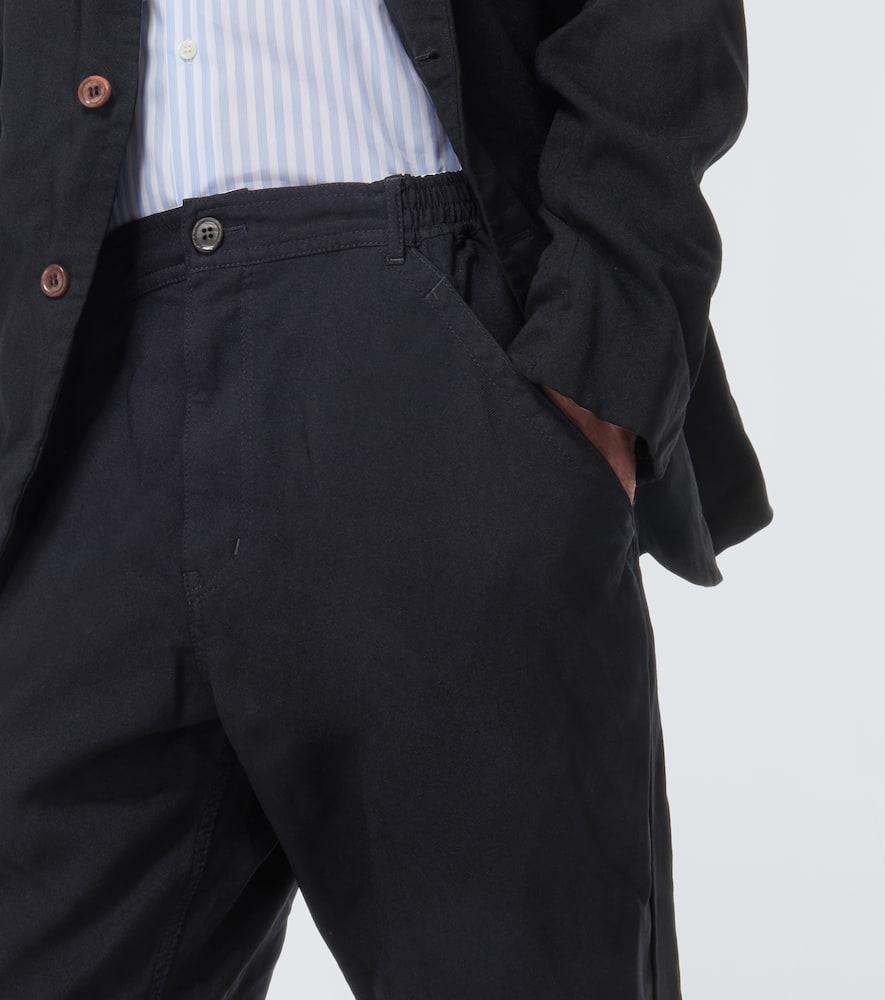 Mid-rise straight pants