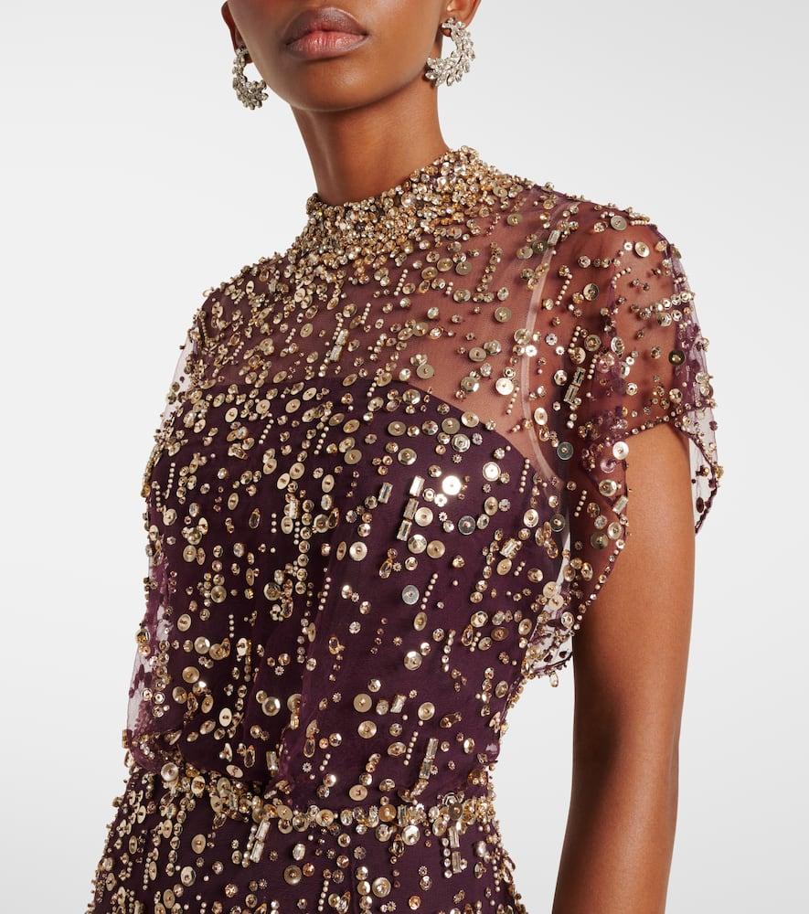 Sequined gown