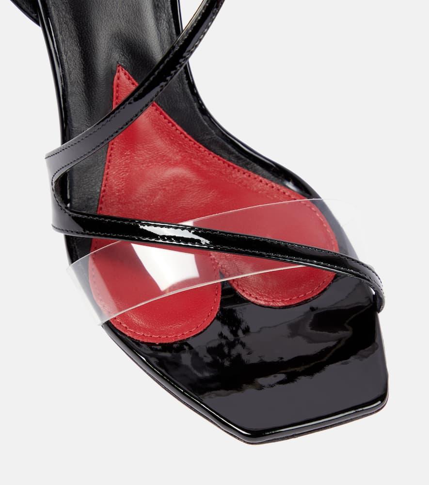 I Love Vivier PVC and patent leather sandals