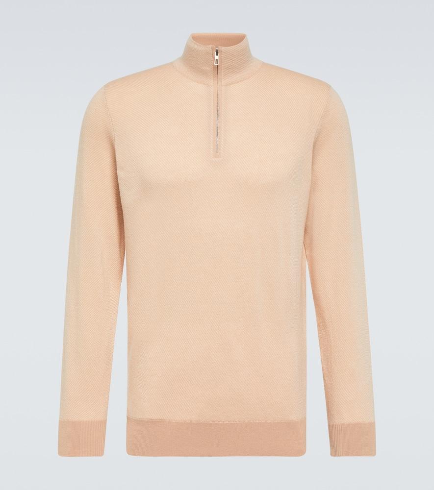 Roadster cashmere half-zip sweater