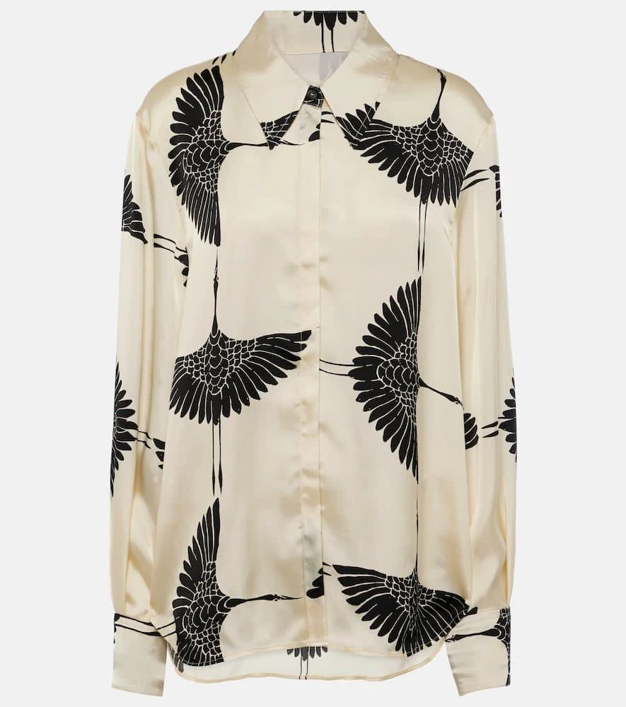 Minta printed twill shirt