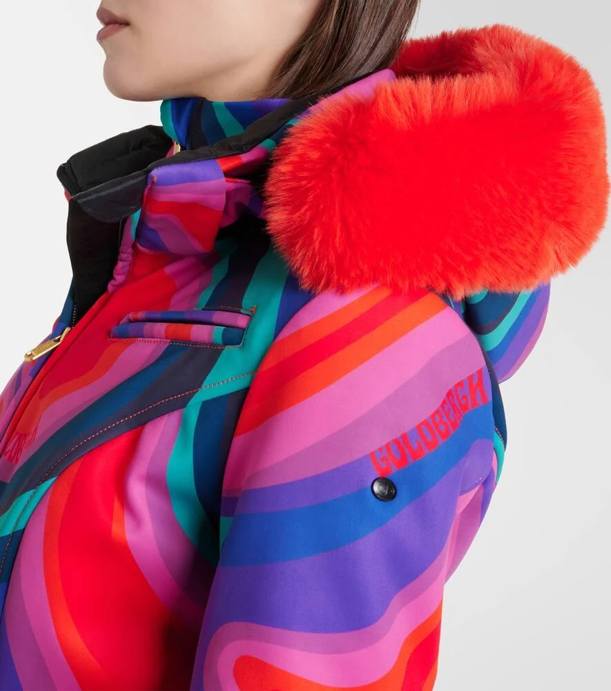 The Party faux fur-trimmed ski suit