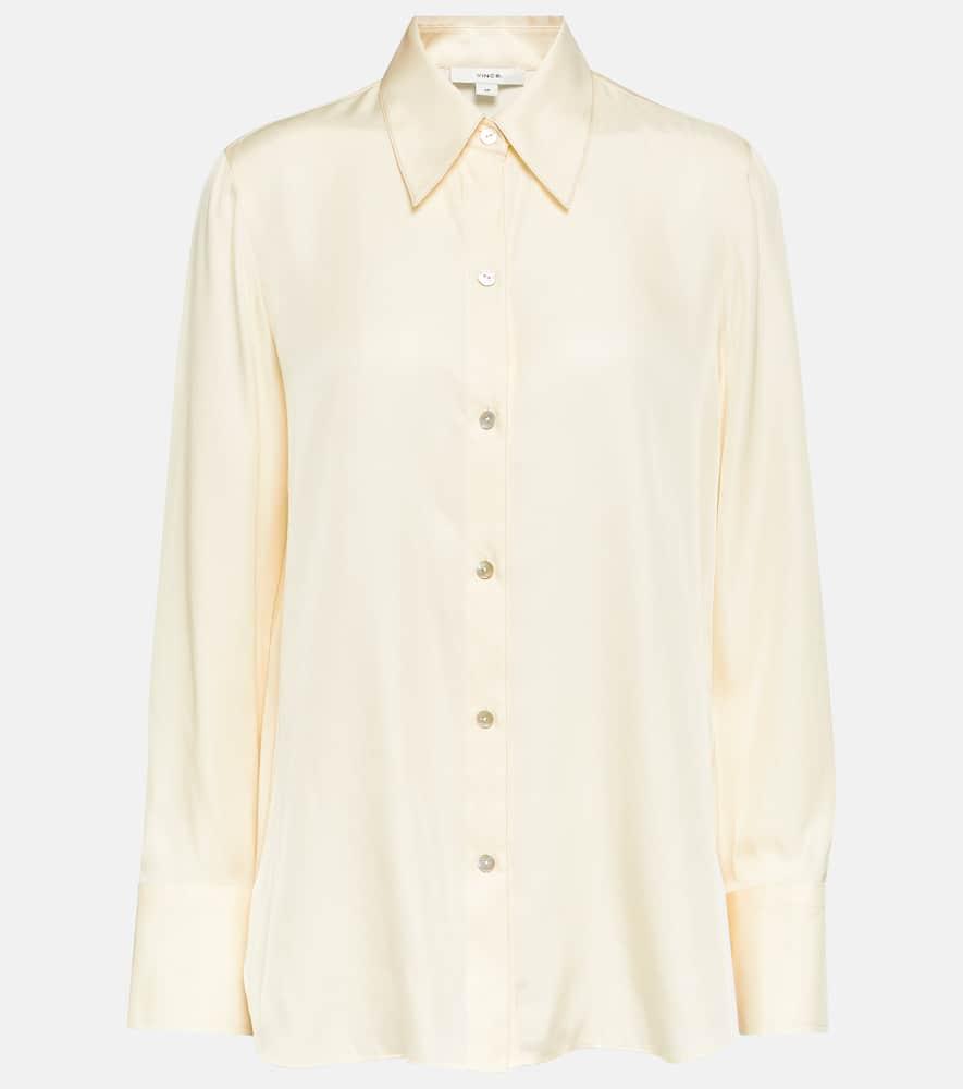 Silk-blend shirt